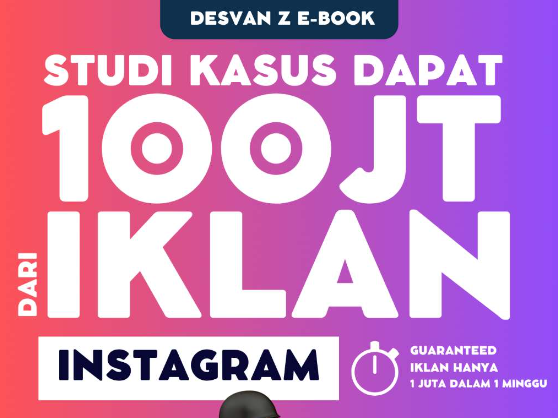 Video Training: Rahasia Dapatkan 100 Juta dari Instagram 